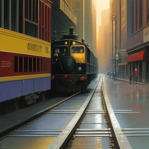 Oil Painting in the Style of James Gurney