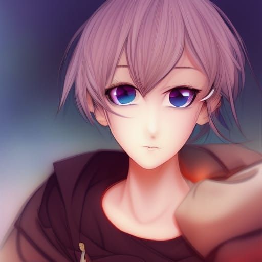 Intense Gaze: Anime-Inspired Photography