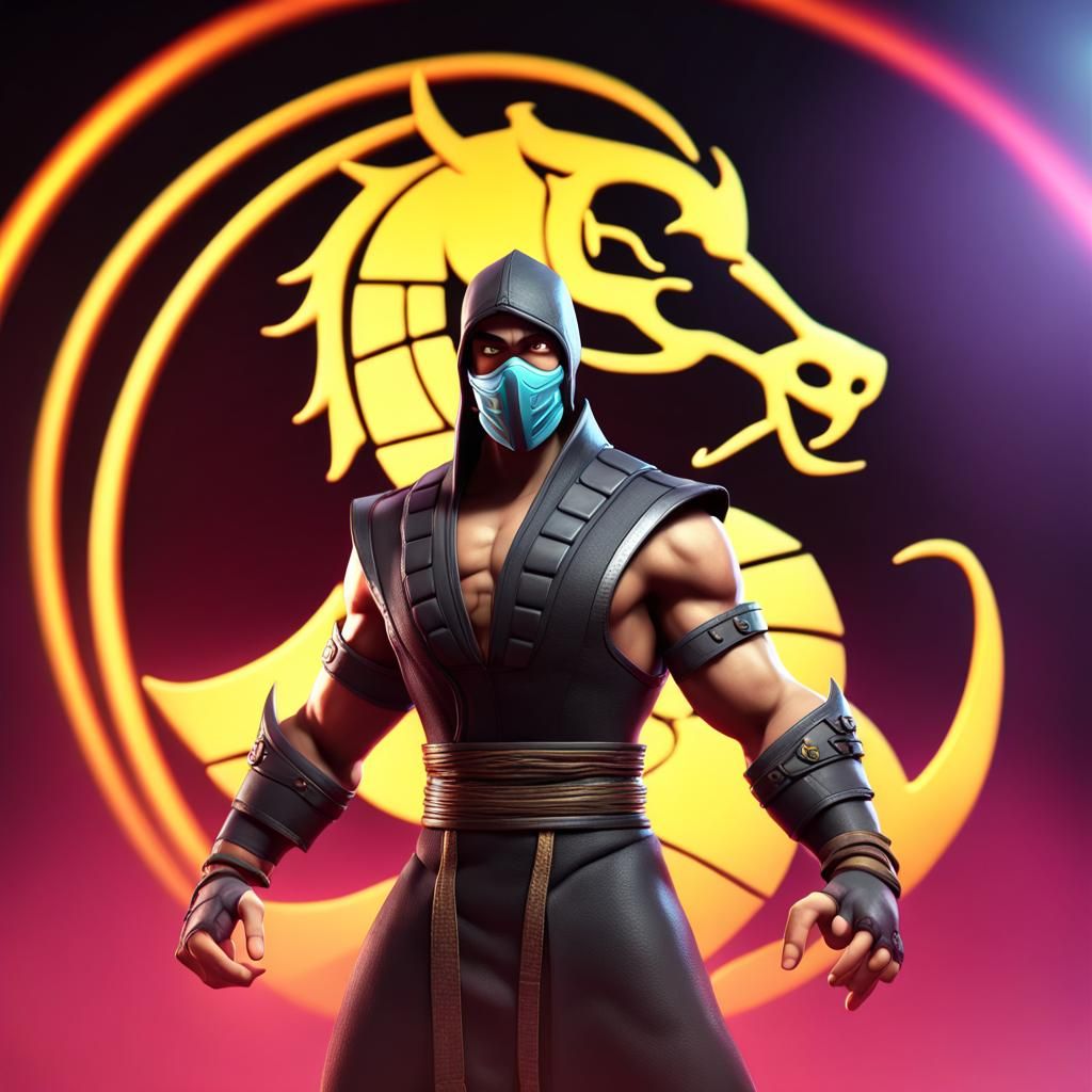 Mortal Kombat: Pixar-Style 3D Digital Art