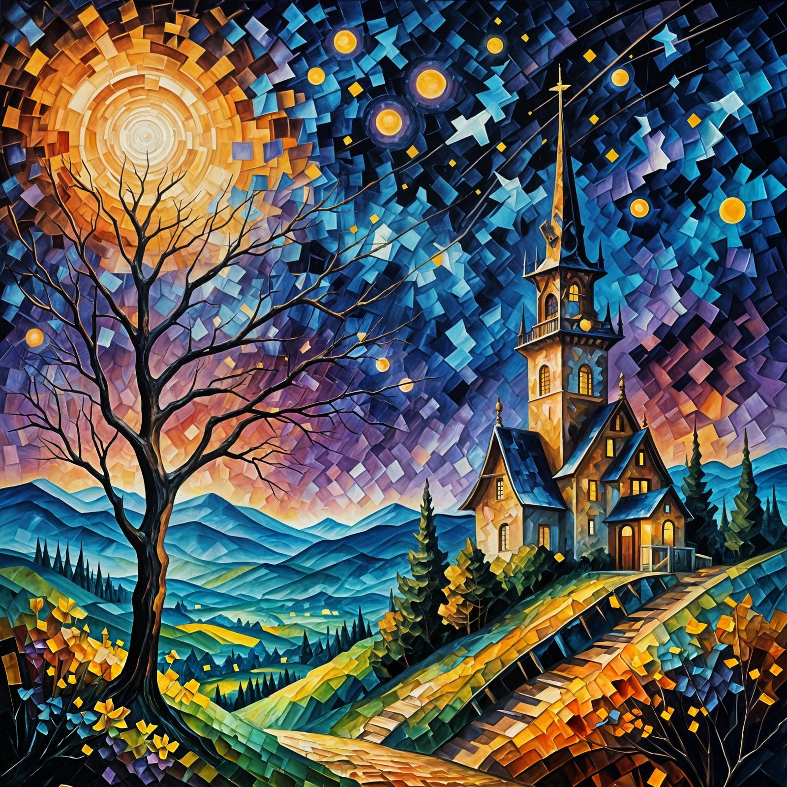 Surreal Impasto Structures on Cosmic Plane