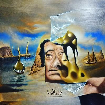 Surreal Cyrus Cylinder Inspired by Salvador Dali