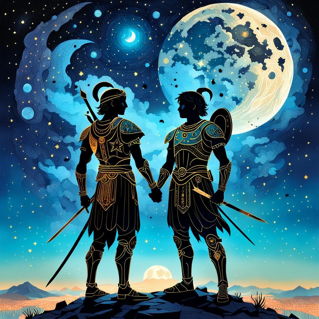 Achilles and Patroclus - inspired by Song of Achilles