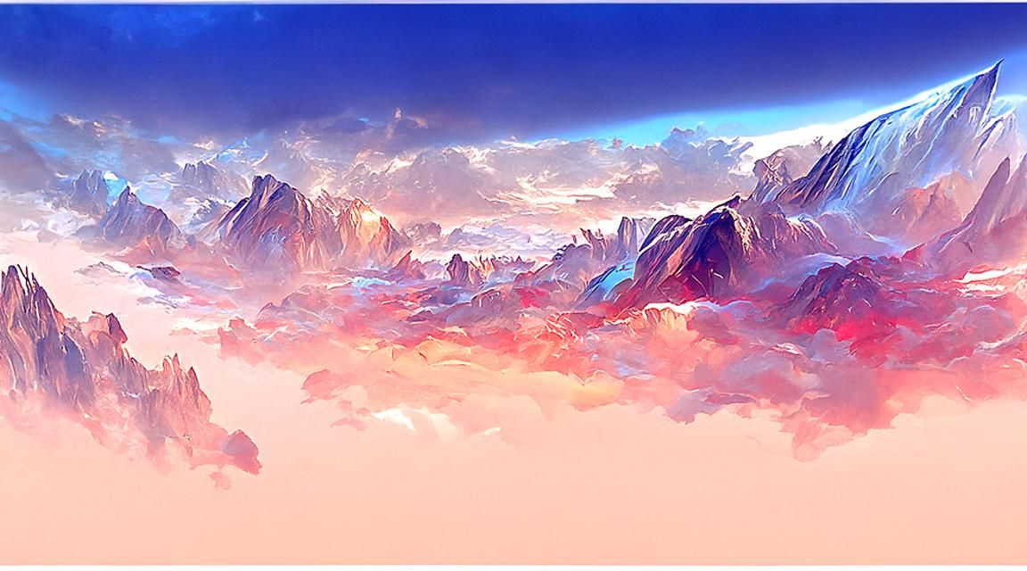 Tranquil River at Dusk: Hyperrealistic Landscape Painting