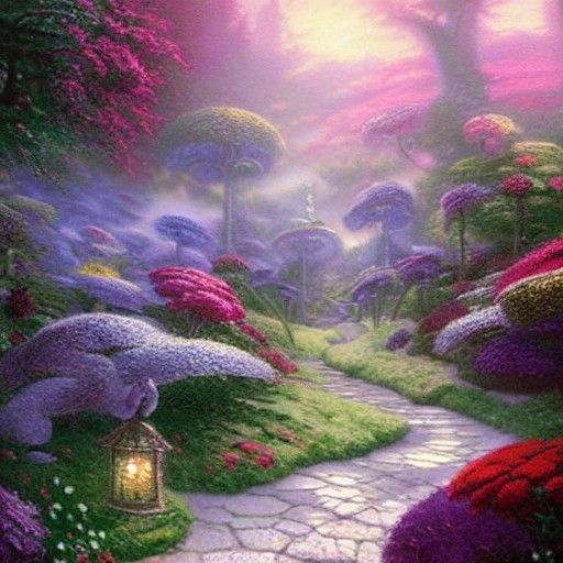 Ethereal Alice in Wonderland Fantasy