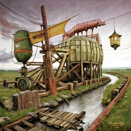 Abstract AI Generated Art Image