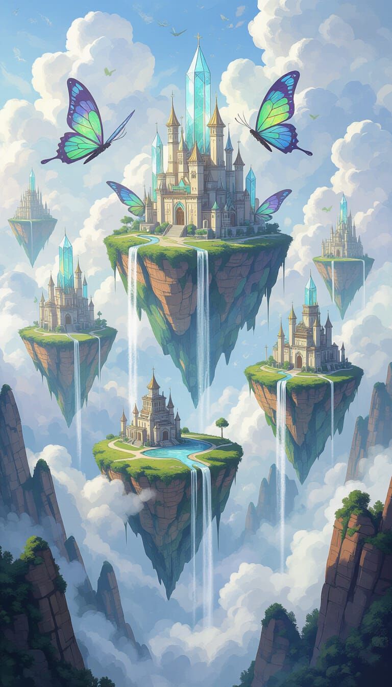 Floating Islands Set 19, 2025