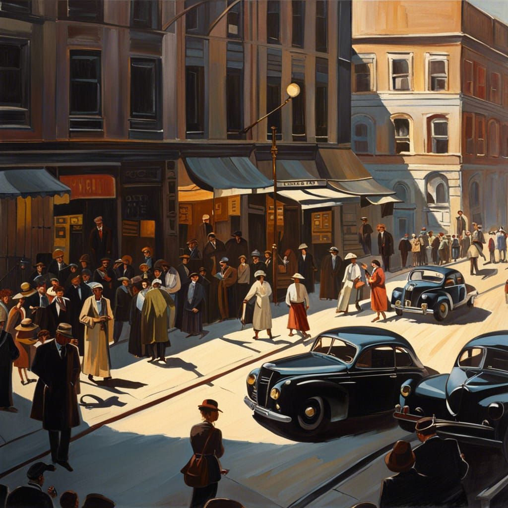 Dynamic Cityscape: Light and Shadow in Urban Scene