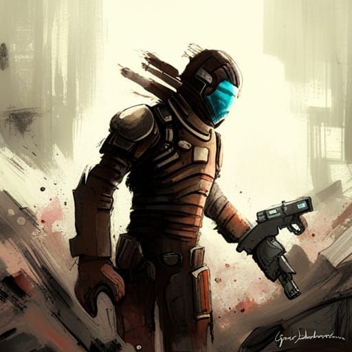 Dead Space USG Ishimura: Sinister Digital Art