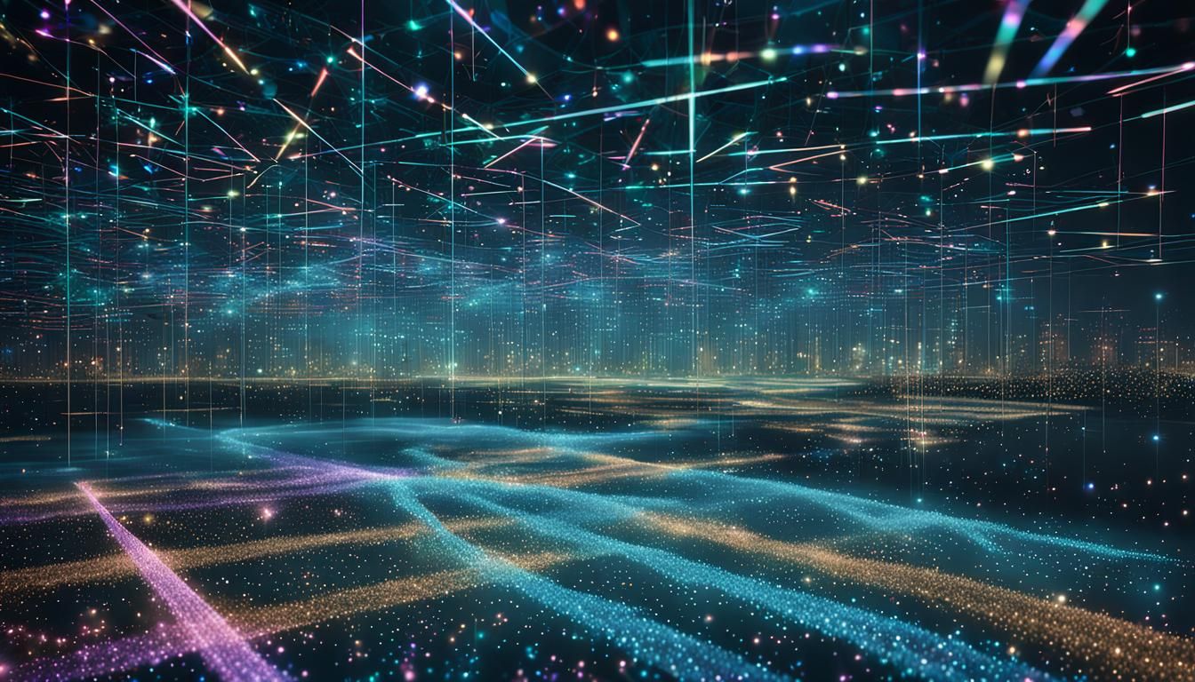 Hypermodern Mathematical Equations in Fiber Optic Lights