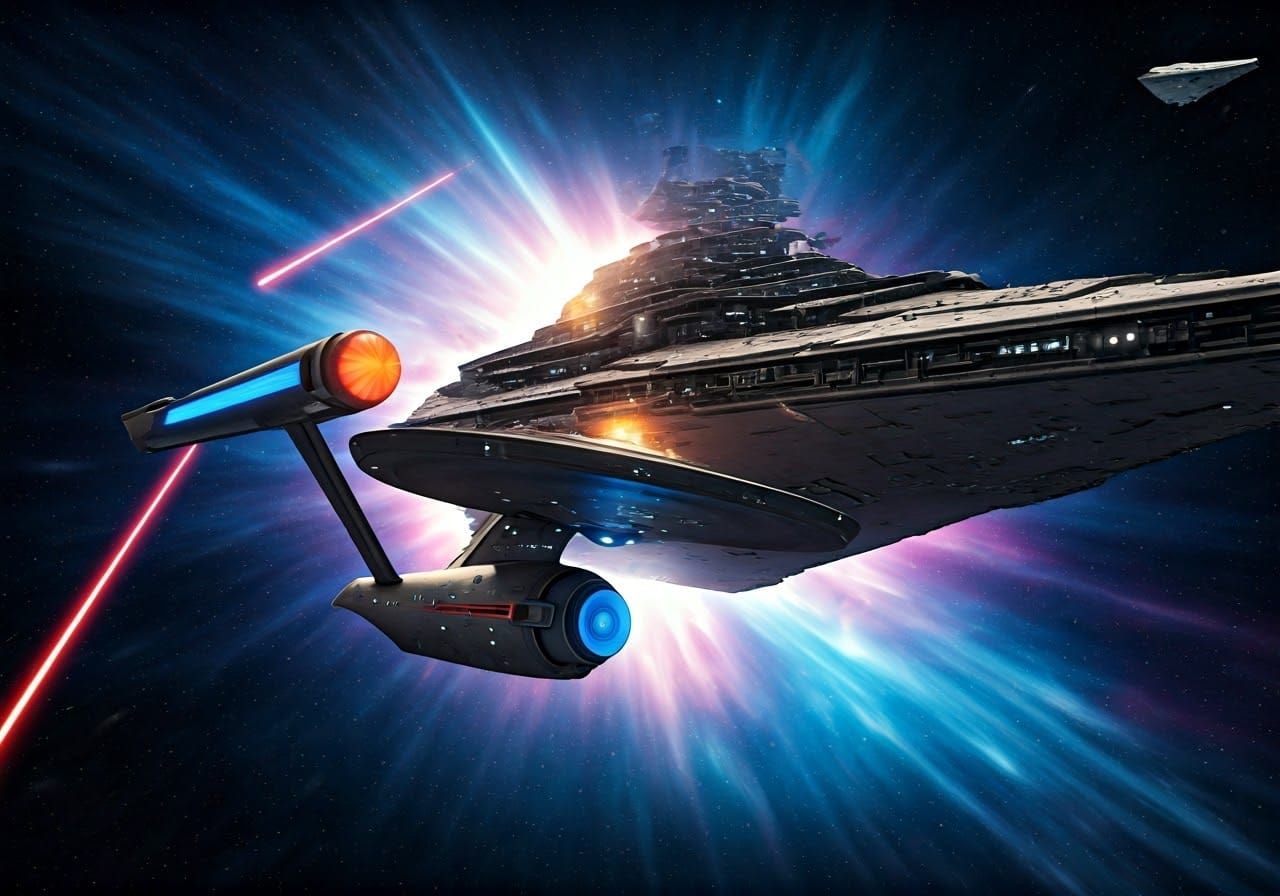 Star Trek vs Star Wars: Wormhole Battle