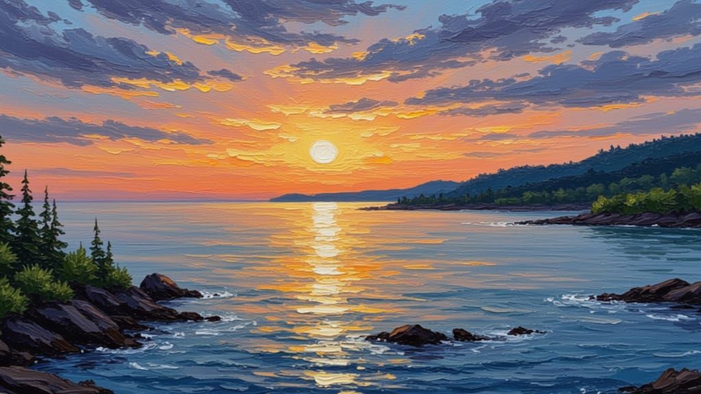 AI Image in Impasto Style