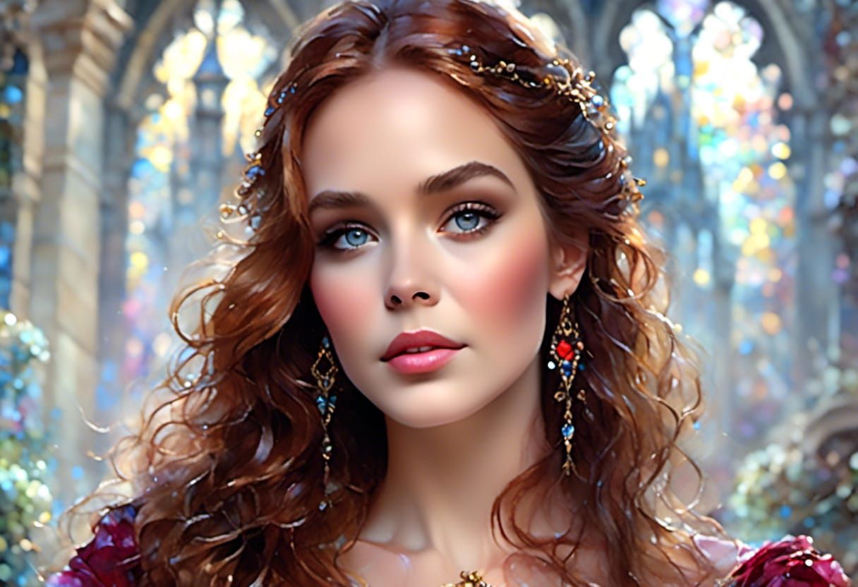 Princess Belle in Dark Fantasy Portrait