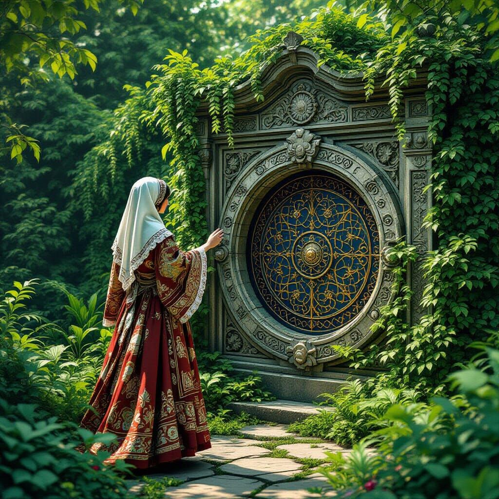 Mysterious Portal Discovered in Overgrown Garden