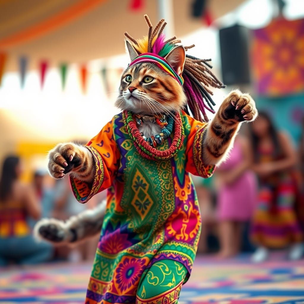 Groovy Cat: A Psychedelic Celebration of the 1960s