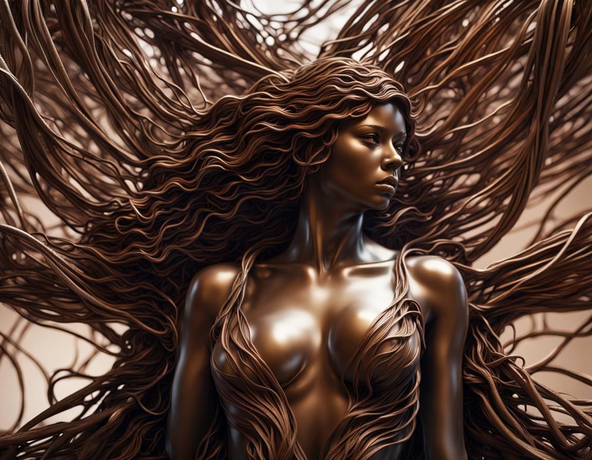 Sculpture of Venus Rising in Bronze