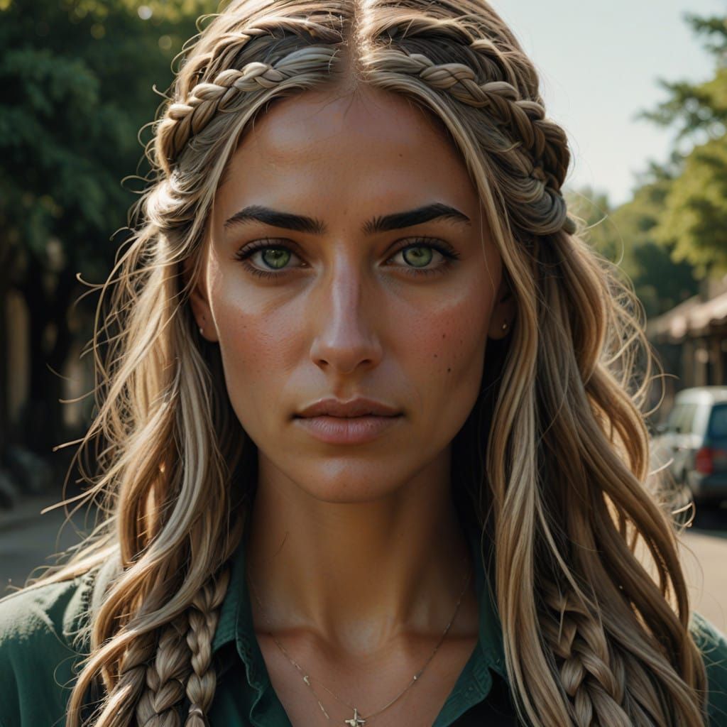 Ethereal Lebanese Beauty in Cinematic Style