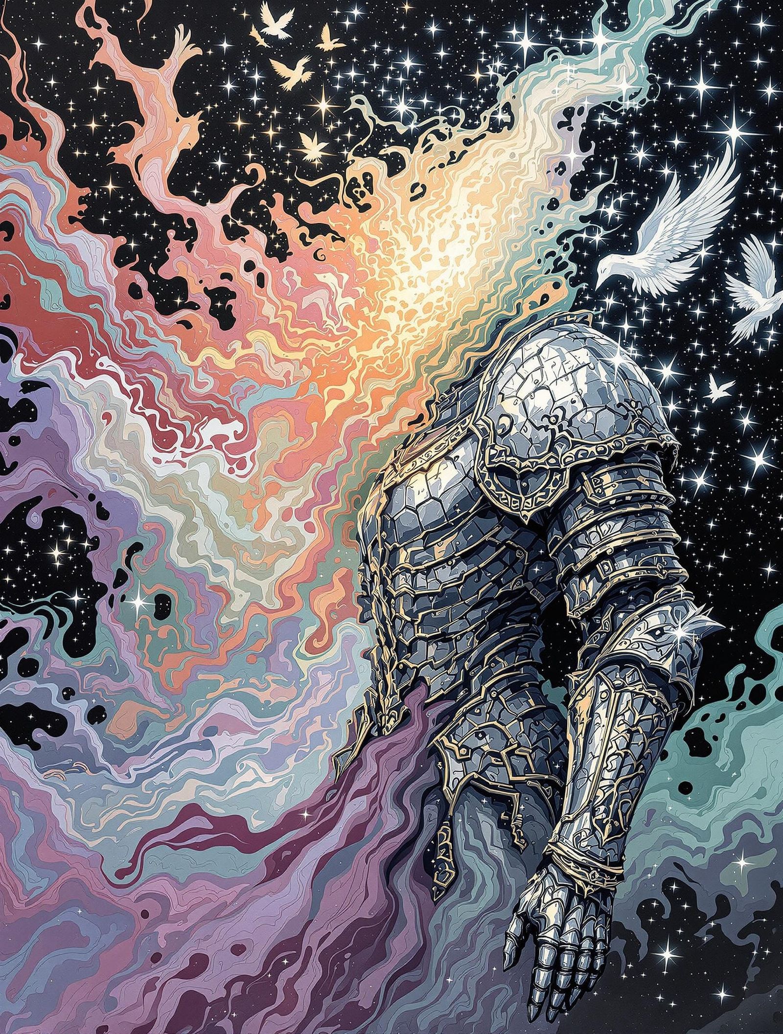 Baroque Armor Transforms in Opalescent Metamorphosis