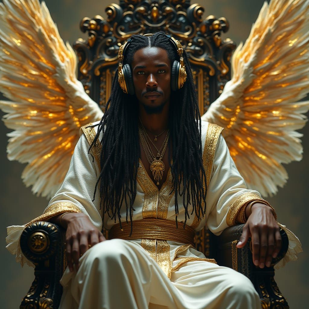 Ethereal Guardian in Golden Glory