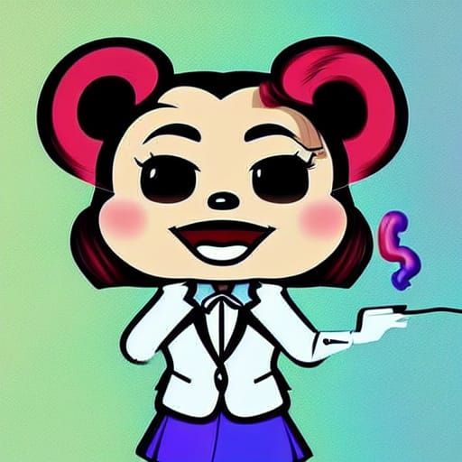 Disney Cartoon Secretary's Photocopier Troubles