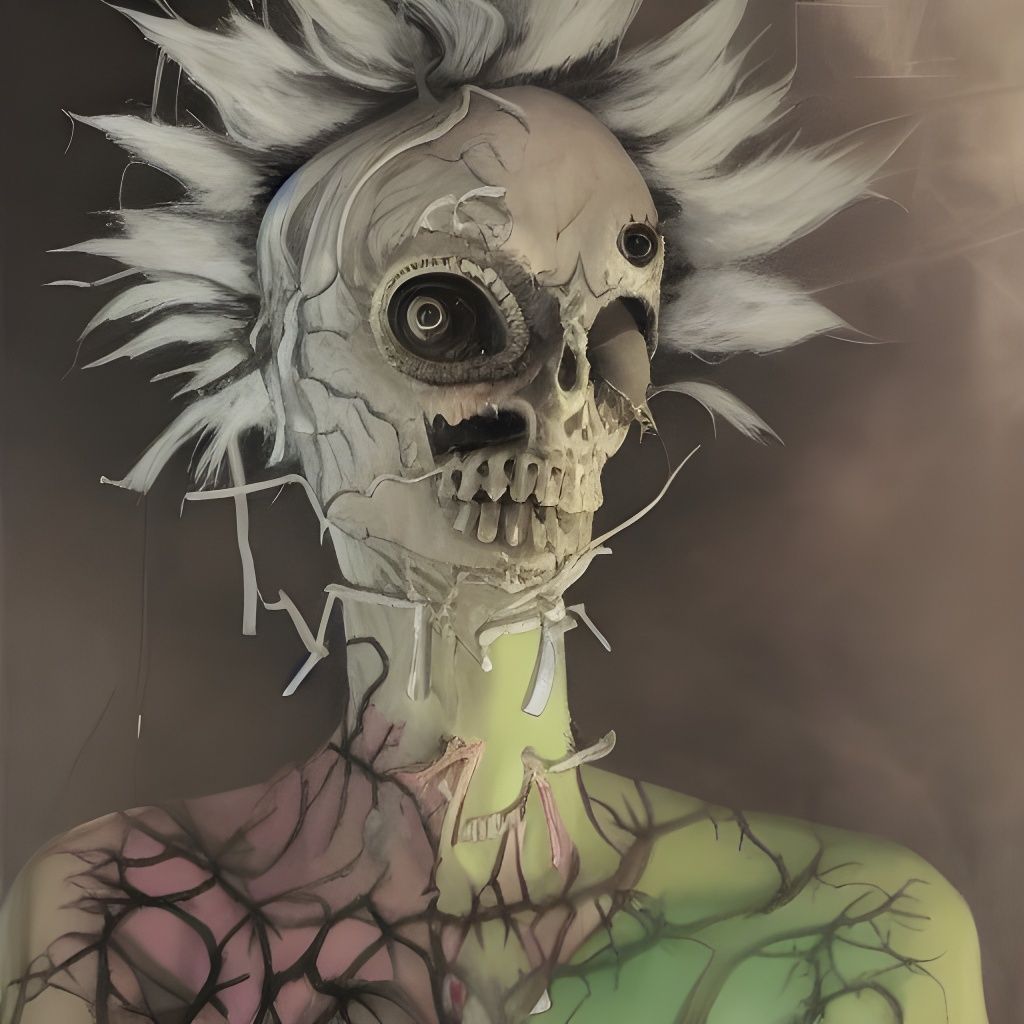 Creepy Necrocapitalism in Contemporary Art Style