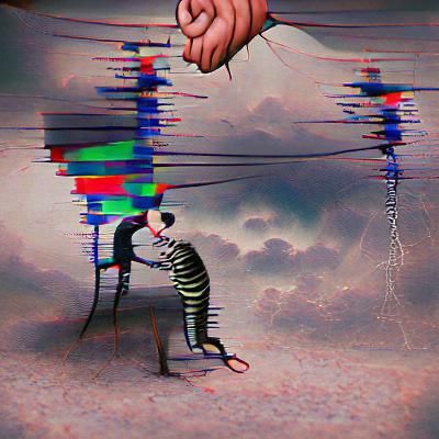 AI's Interpretation of a Blank Prompt