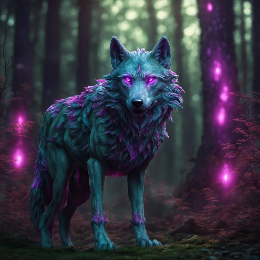 Mystical wolf