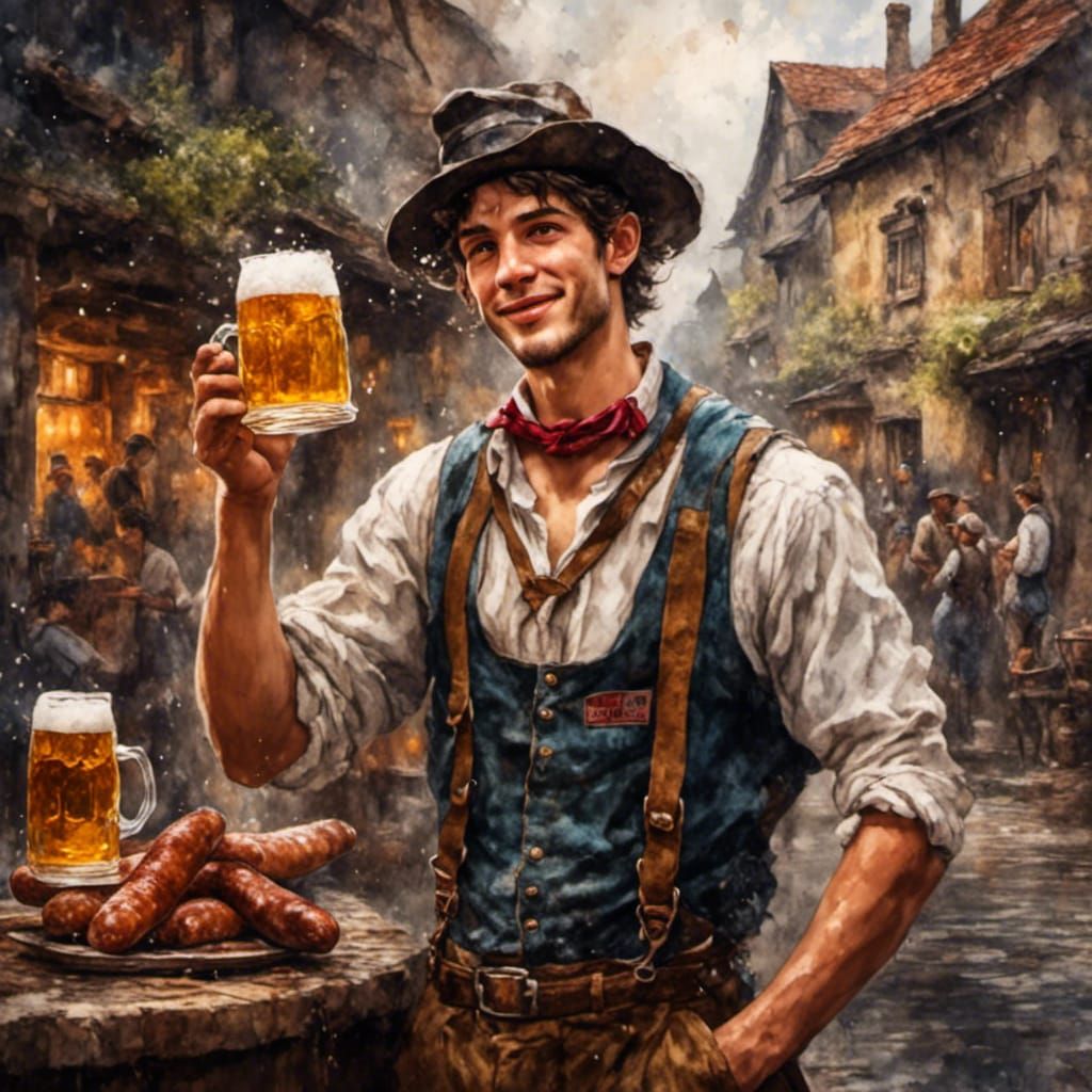 Prost! Hop, hop, 'rin in de Kopp.