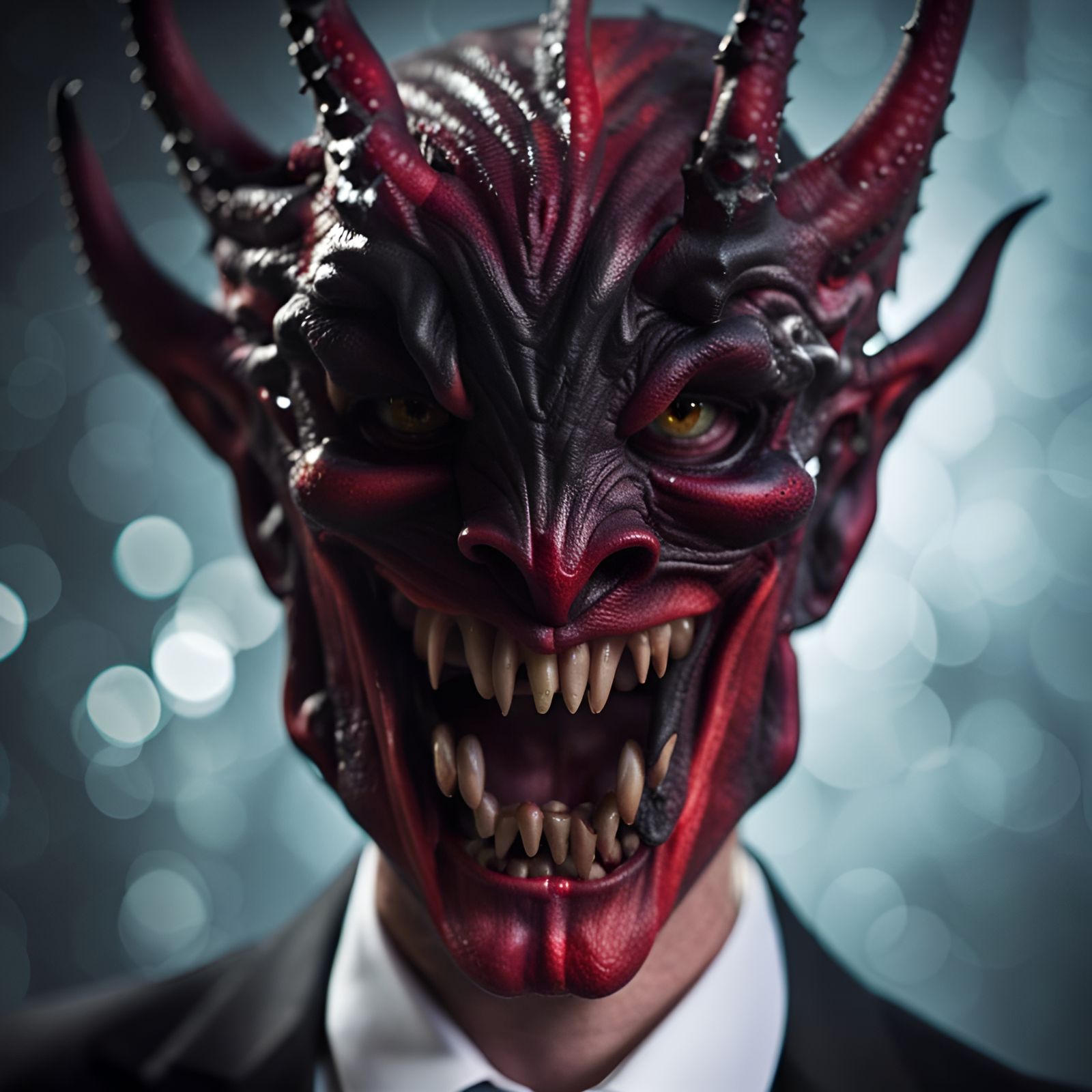 Evil Demon Merged with Lovecraftian Horror