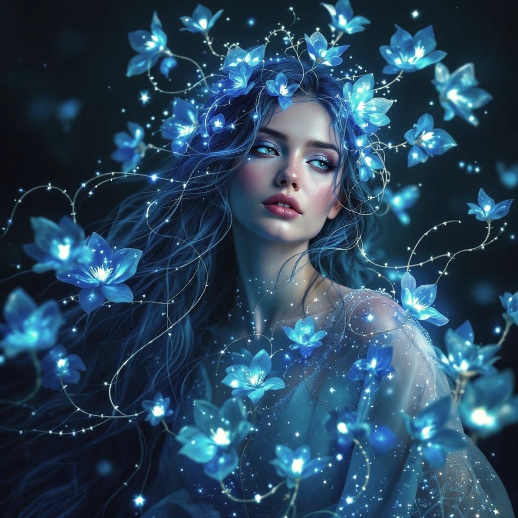 Ethereal Beauty in Dark Fantasy Realm