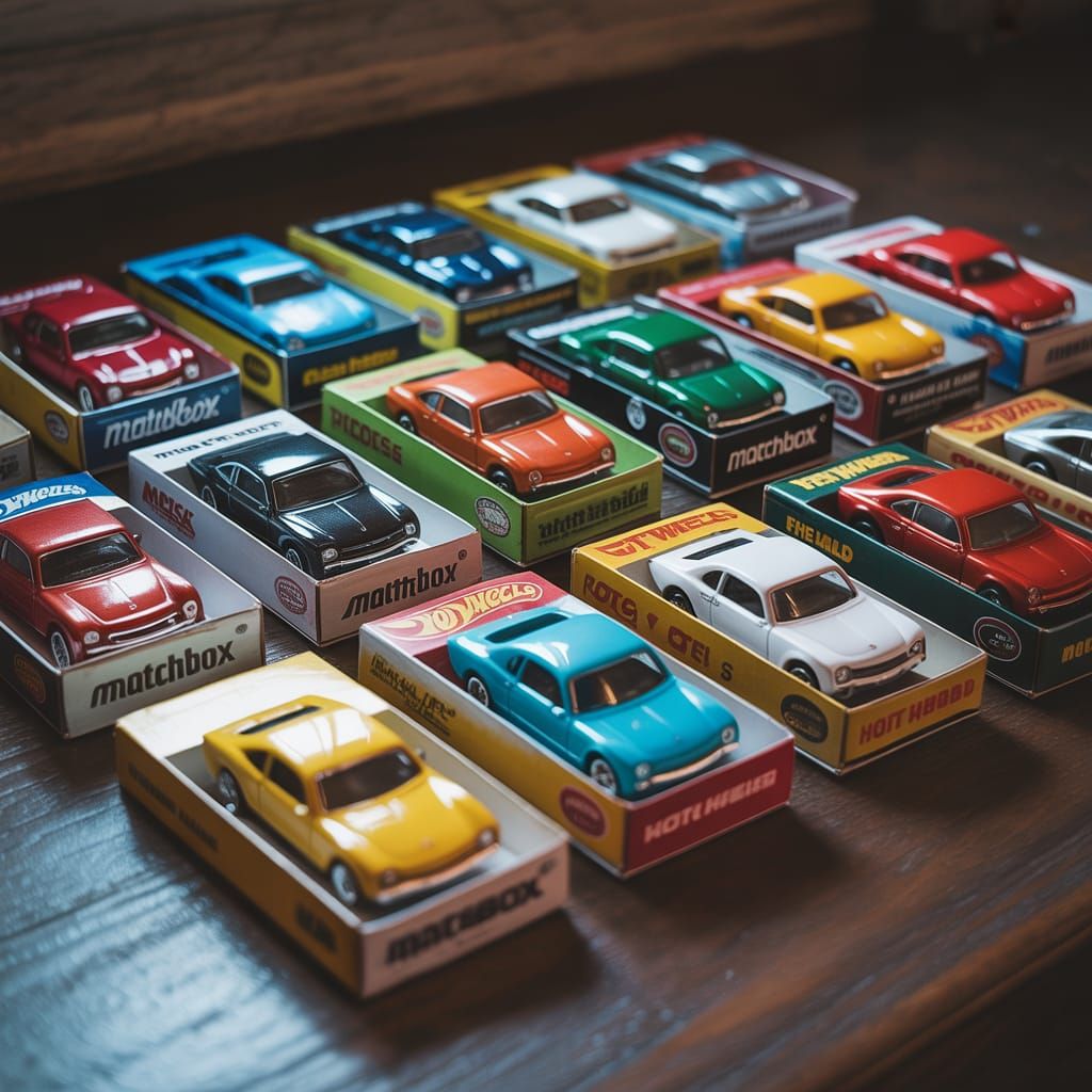 Vintage Matchbox and Hot Wheels Toy Car Collection