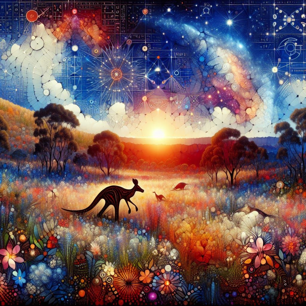 Meadow Under the Southern Cross