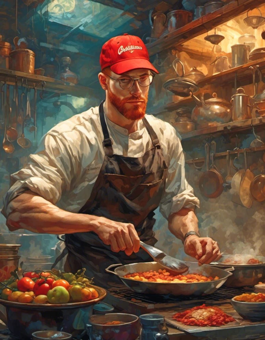 Young Chef Joby: Retro Marvel Comic Book Cover
