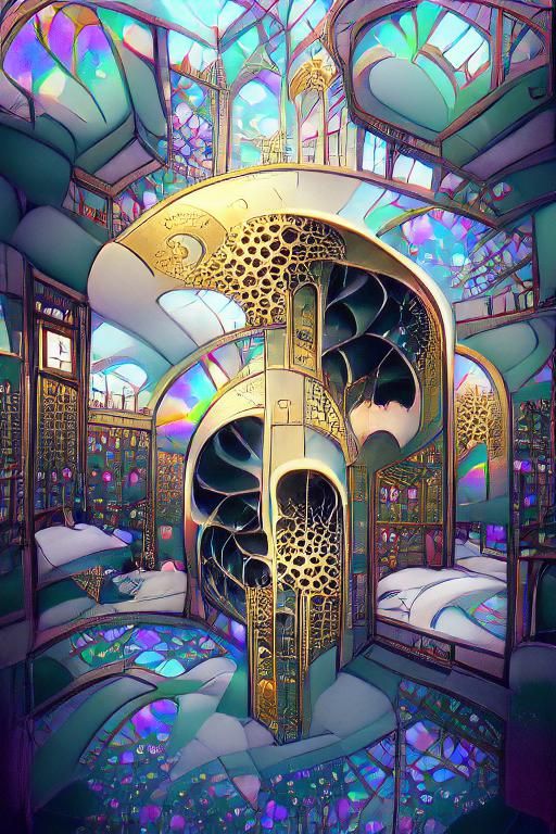 Vault of Dreams: Art Nouveau Sci-Fi Masterpiece