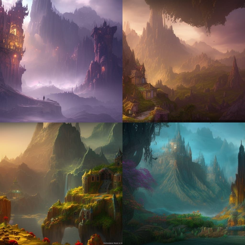 Fantastical Daydreaming: Detailed Matte Painting