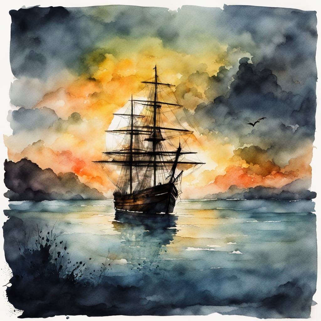 Pirates of the Caribbean Sunset