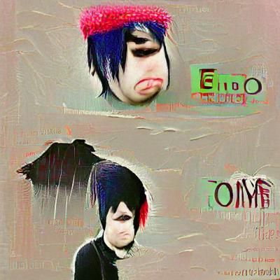 AI Generated Image from a Blank Prompt