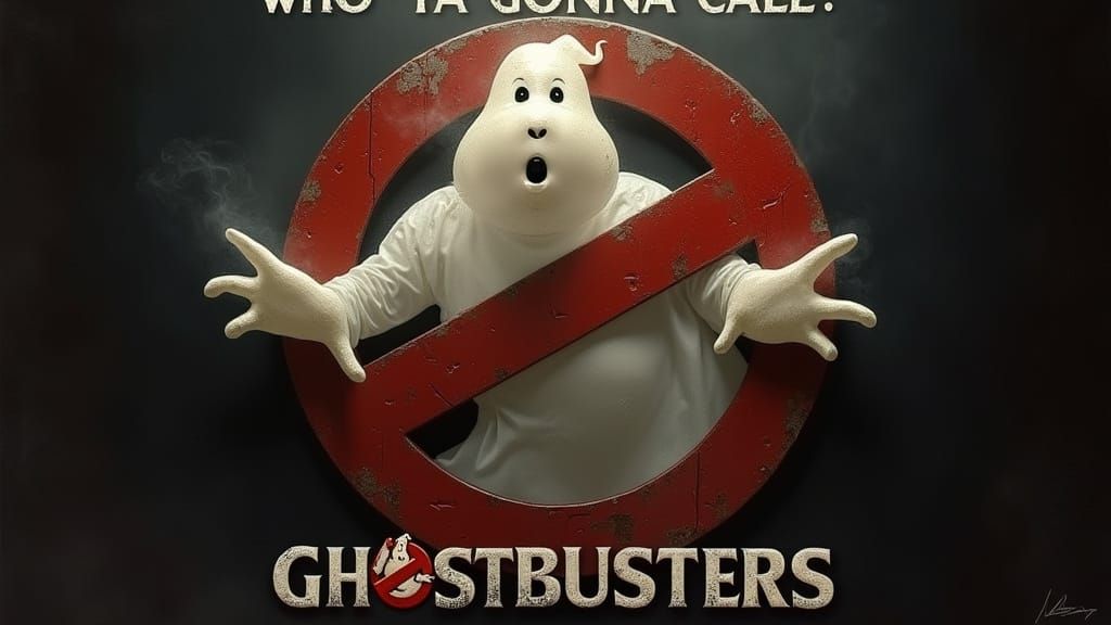 Ghostbusters Movie Poster in Caravaggio Style