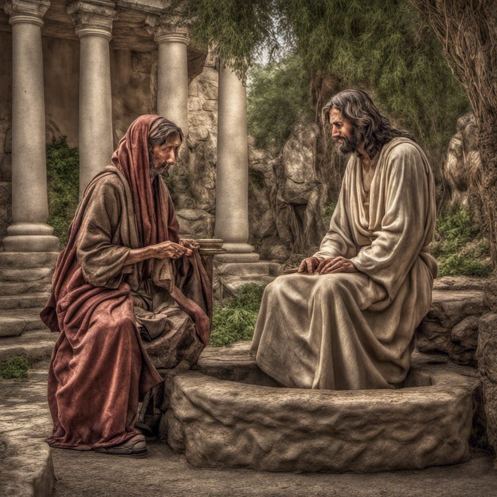 Jesus and Samaritan Woman at the Well