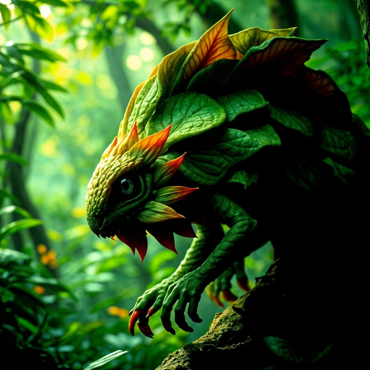 Phytomorphic Creature Emerges