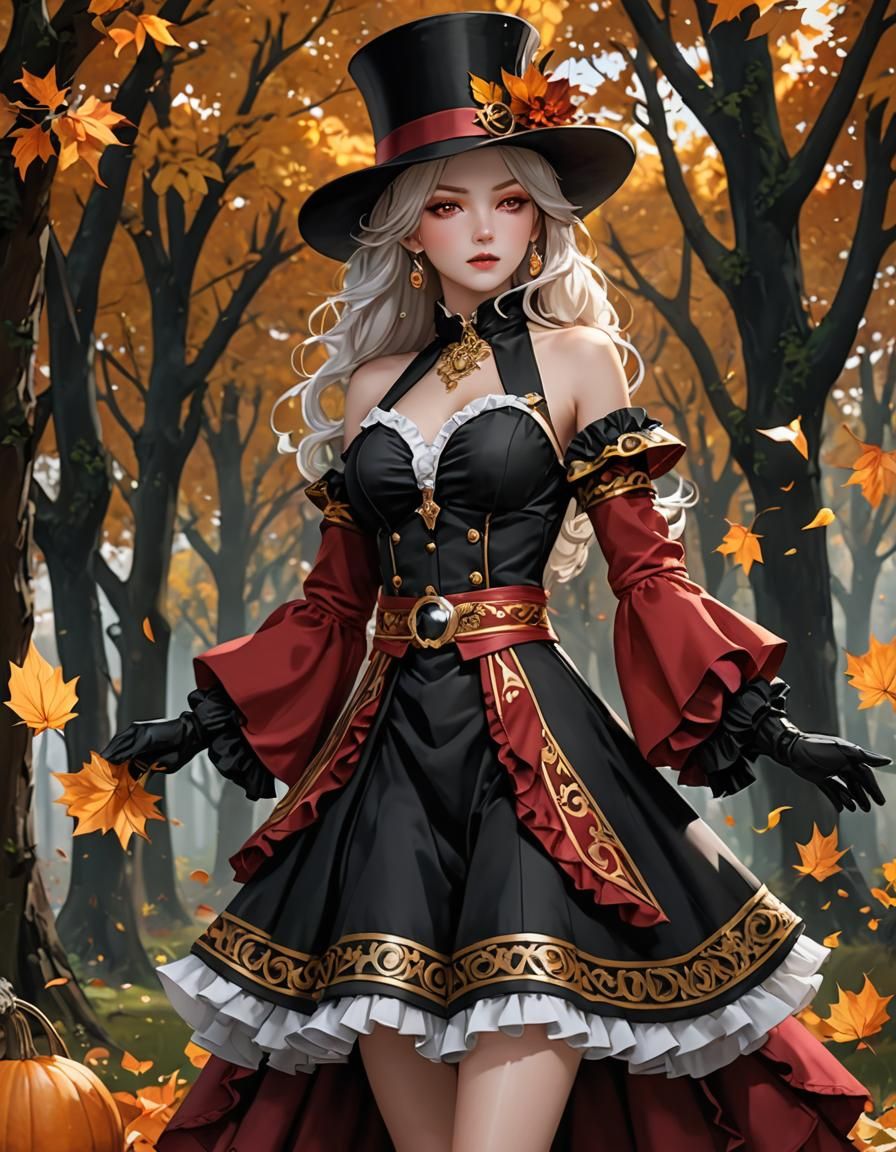 Ringmaster Dress Inspired by Anime Art