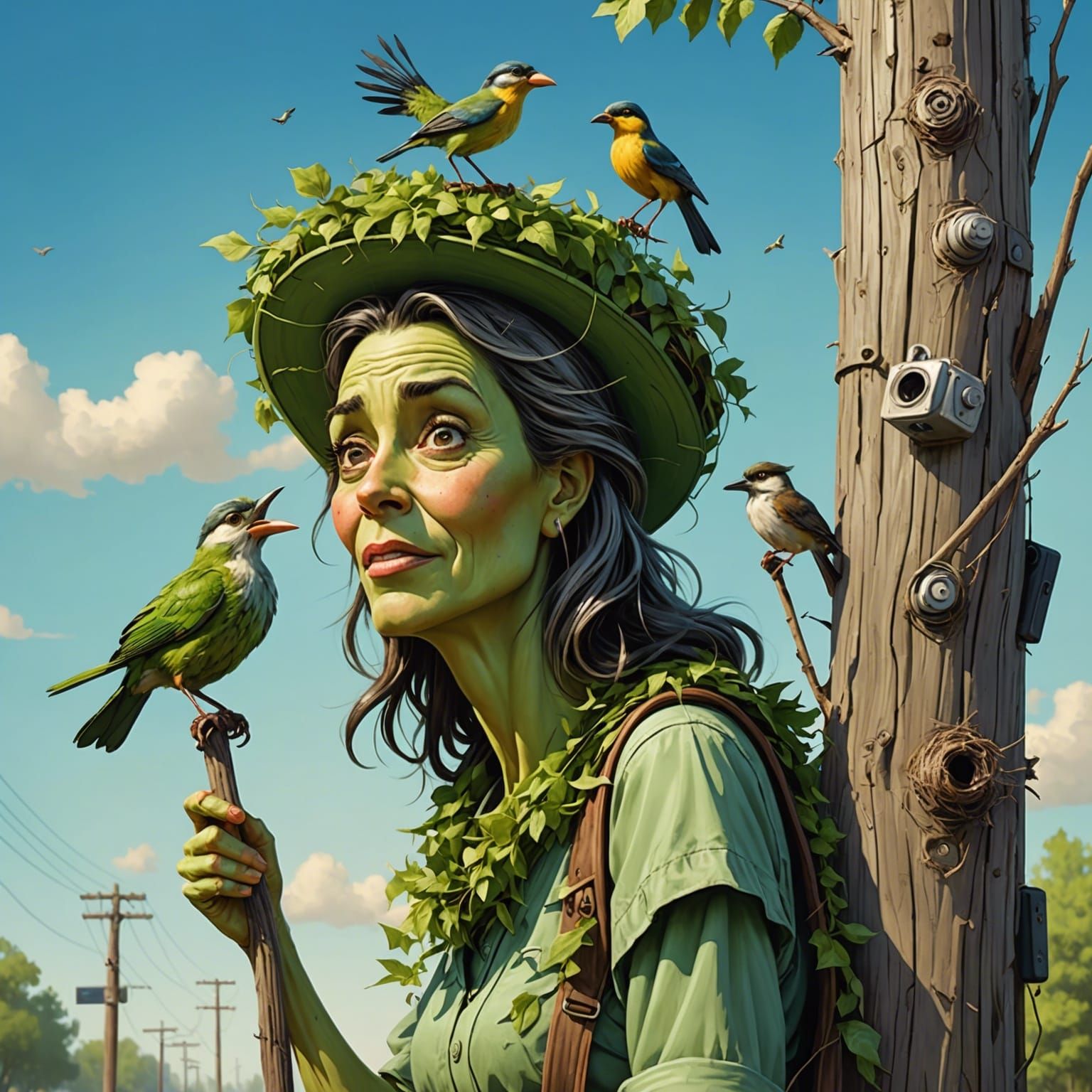 Mother Nature's Goofy Crash Landing