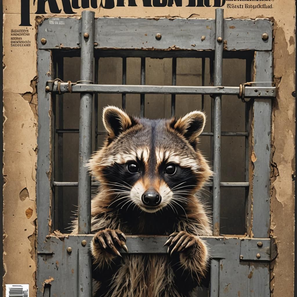 Raccoon Breaks Out of Jail: The Masked Bandit