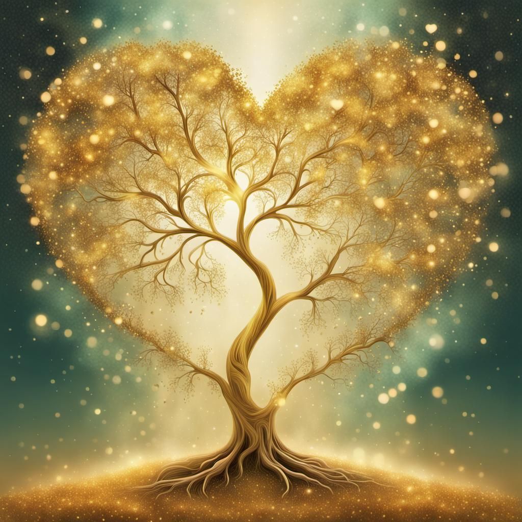Cosmic Tree of Hearts in Dreamscape Odyssey