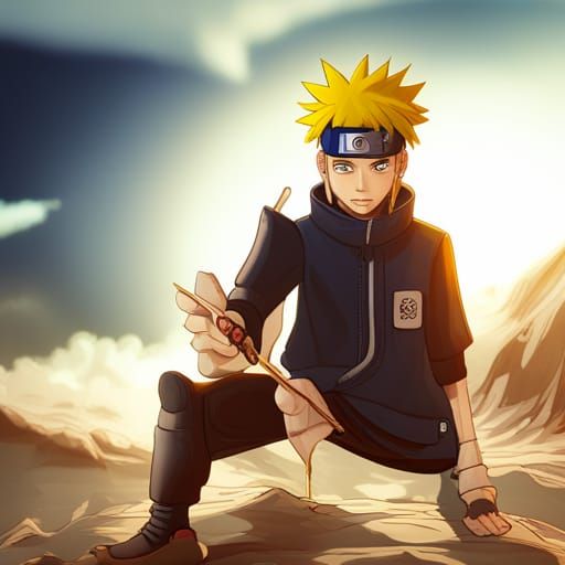 Detailed 3D Portrait of Naruto in Unreal Engine