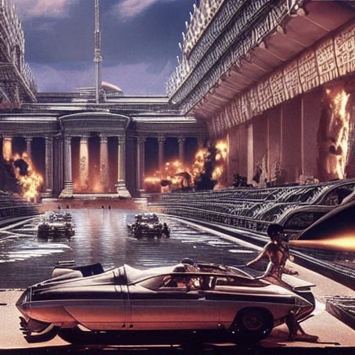 Dramatic Digital Painting: You Only Live Twice