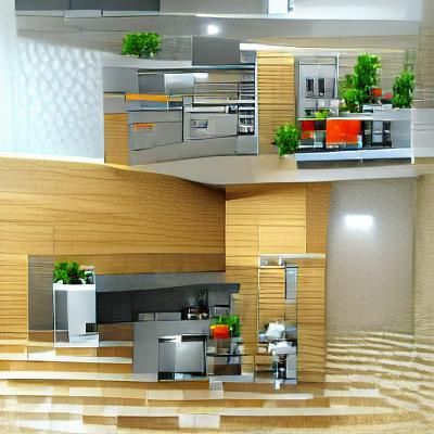 Sleek Modern Kitchen Interior Design
