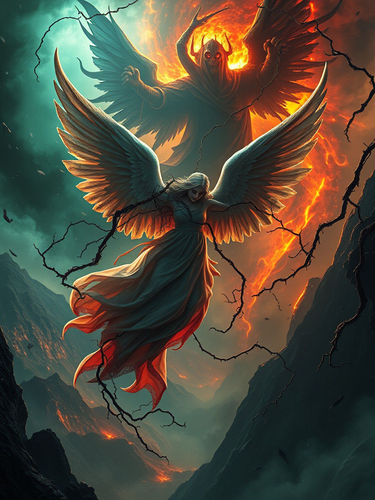 Angel's Fall, Demon's Rise: Fantasy Concept Art