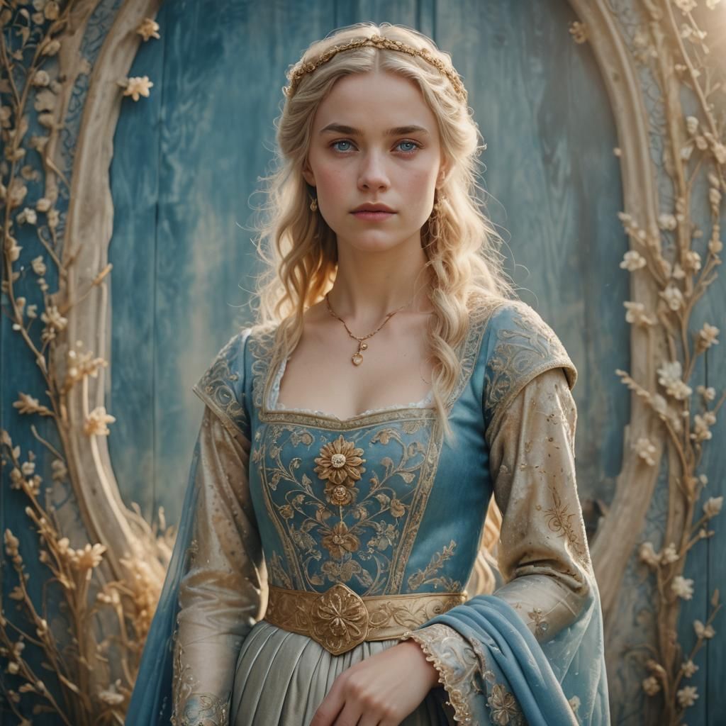 Blonde Medieval Princess