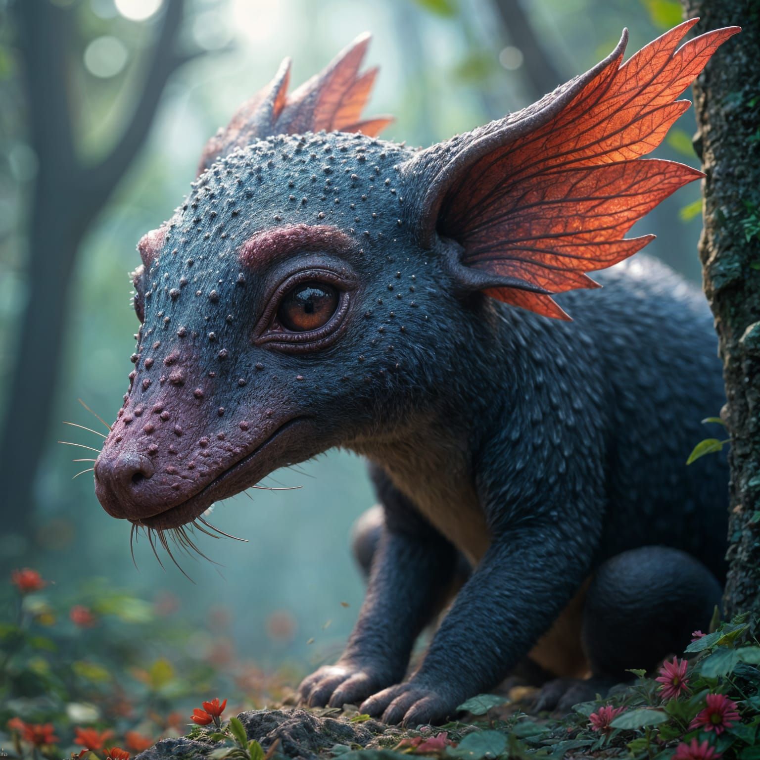 Vibrant Fantasy Creature Celebrates International Anteater D...