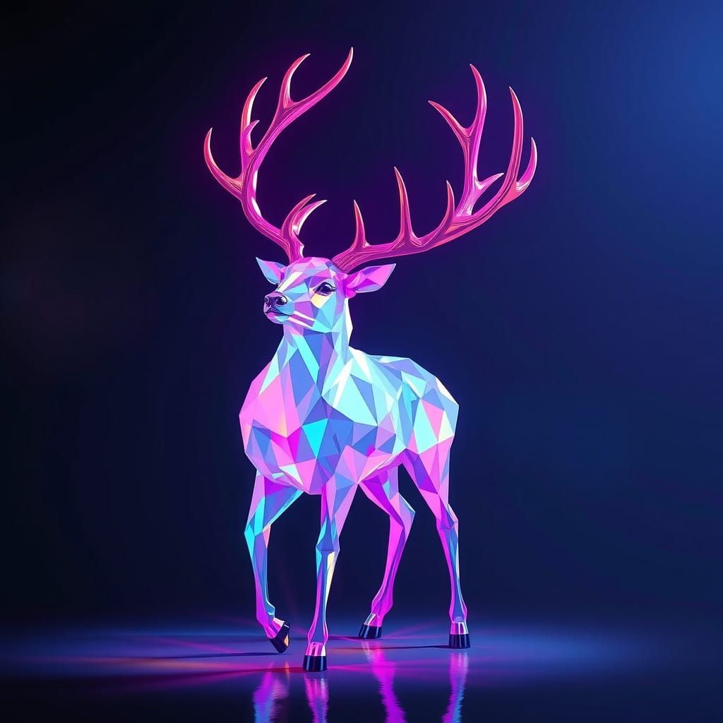 Ethereal Holographic Reindeer in a Cosmic Landscape
